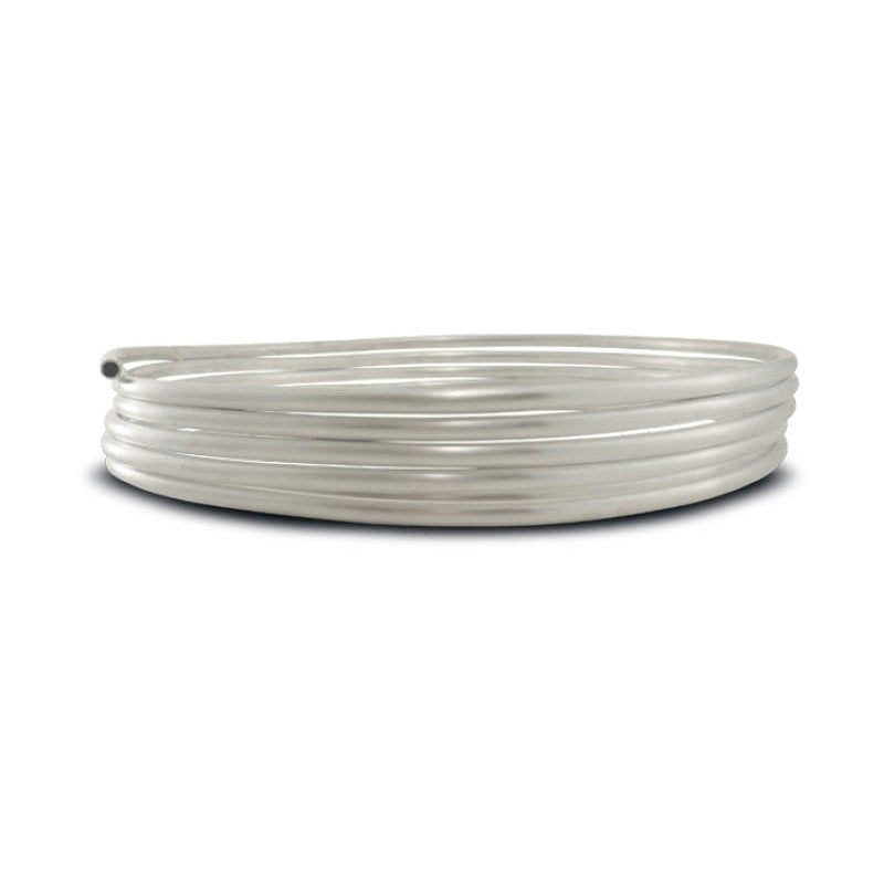 25-foot spool of Vibrant Performance 3/8-inch OD raw alloy aluminum hard line tubing