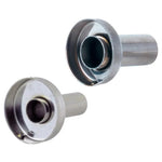 Vibrant Performance 1184 low inner silencer featuring a 3.90-inch OD baffle and 2.5-inch tuning tube for TPV mufflers.