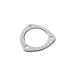 Vibrant Performance 1462 multilayer graphite 3-bolt exhaust gasket for 2.5-inch inner diameter flanges.
