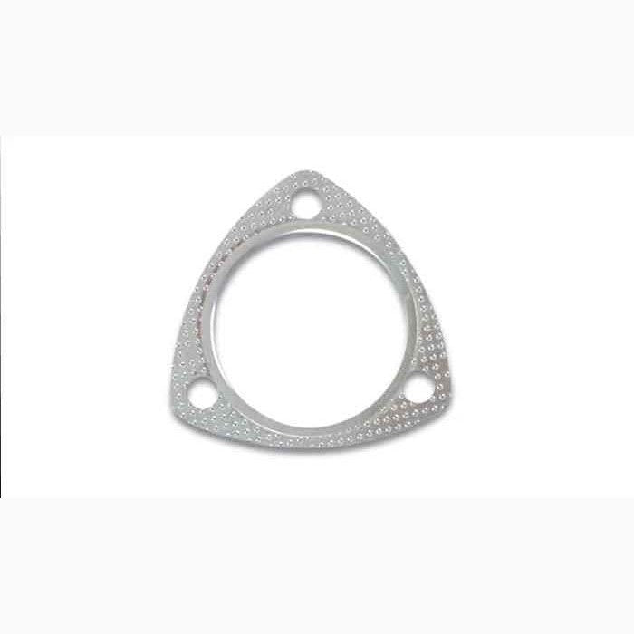 Vibrant Performance 3-bolt multilayer graphite exhaust gasket with a 3.5 inch inner diameter.