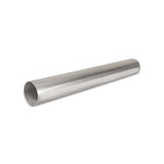 A single length of 1.50 inch OD 321 stainless steel straight exhaust tubing with an 18 gauge wall thickness.