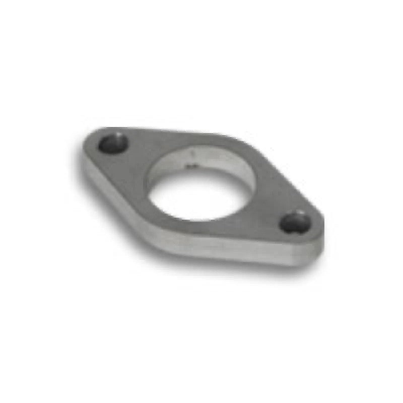 Vibrant Performance T304 stainless steel 35-38mm external wastegate flange with M8x1.25 tapped holes and 3/8 inch thickness
