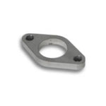 Vibrant Performance T304 stainless steel 35mm-38mm external wastegate flange with 3/8 inch thickness and untapped holes.