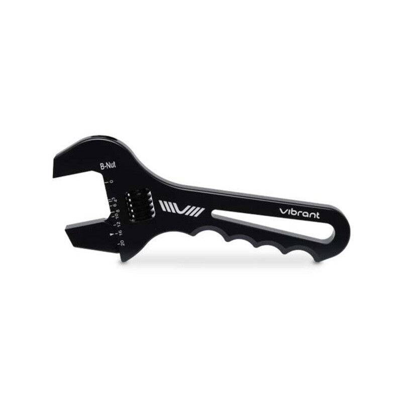 Vibrant Performance adjustable aluminum AN wrench showing adjustment scale for -3 AN to -20 AN fittings