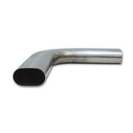 Vibrant Performance 3 inch nominal oval T304 stainless steel 90 degree mandrel bend with 6 inch legs