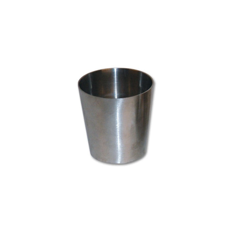 Vibrant Performance 3-inch to 4-inch T304 stainless steel concentric straight transition reducer.