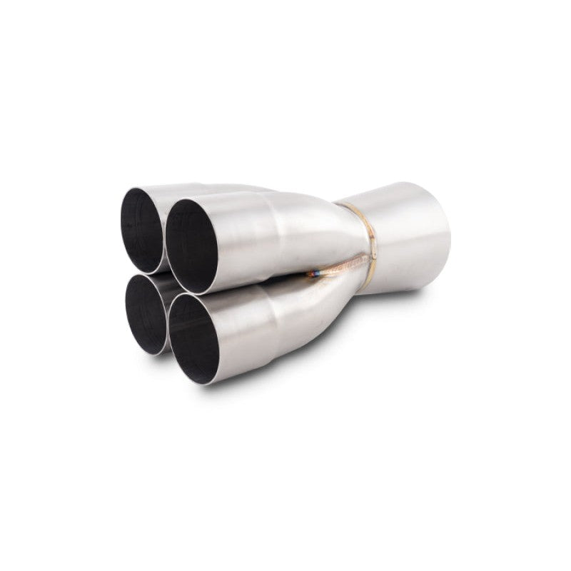 Vibrant Performance 304 stainless steel 4-to-1 exhaust merge collector with TIG welds and 2.5 inch inlets.