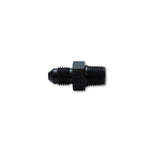 Vibrant Performance 10133 aluminum straight adapter fitting with -4 AN flare and 1/16 inch NPT male threads