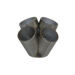 Vibrant Performance 304 stainless steel 4-into-1 turbo manifold merge collector with T3/T4 flange and 48mm pipe inlets.