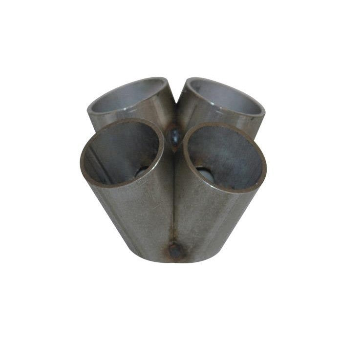Vibrant Performance 304 stainless steel 4-into-1 turbo manifold merge collector with T3/T4 flange and 48mm pipe inlets.