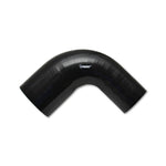 Vibrant Performance 2782 black 4-ply aramid reinforced silicone 90-degree reducer elbow transitioning 2.5-inch to 3-inch I.D.