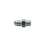Steel straight adapter fitting with -4AN male flare and 1/8 inch NPT male threads