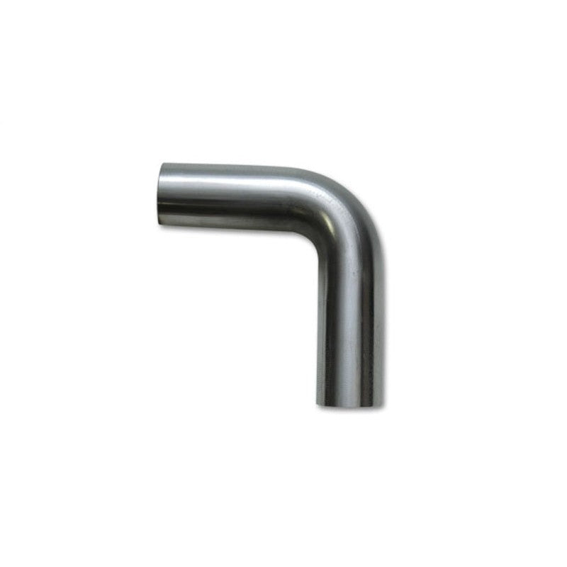 90-degree 4-inch T304 stainless steel mandrel-bent tubing with 6-inch legs