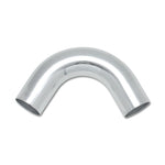 Vibrant Performance 4-inch OD mirror-polished aluminum tubing with a 120-degree bend.