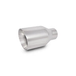 Vibrant Performance 1270 polished 304 stainless steel exhaust tip with 4 inch double wall angle cut beveled outlet
