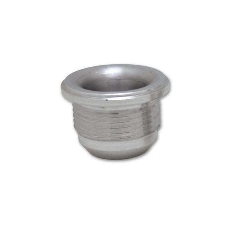 Vibrant Performance -6 AN male flare weld-on bung in mild steel with 7/8 inch diameter base flange