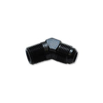 Black anodized 6061 aluminum -6AN male flare tee adapter fitting