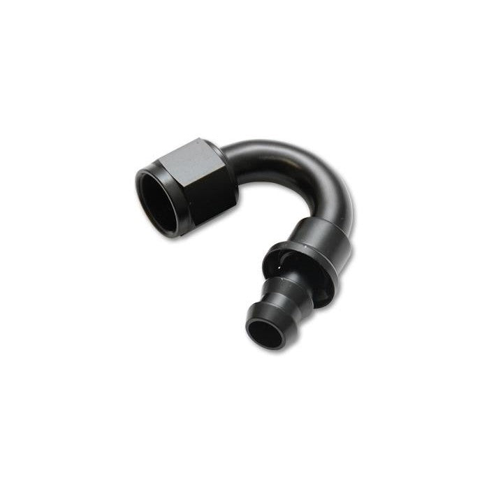 Vibrant Performance 22506 6061 aluminum -6AN push-on style 150-degree hose end fitting