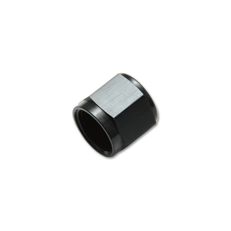 Vibrant Performance -6AN aluminum tube nut fitting for hardline-to-AN plumbing transitions.