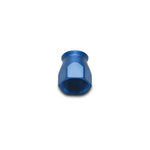 Blue anodized Vibrant Performance -8AN replacement socket for 28000 and 29000 series PTFE hose ends.