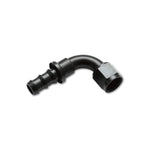 Vibrant Performance 22908 aluminum 90-degree push-on hose end fitting for -8AN hose