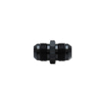 Vibrant Performance 10233 black anodized 6061 aluminum -8AN to -8AN straight male flare union adapter fitting