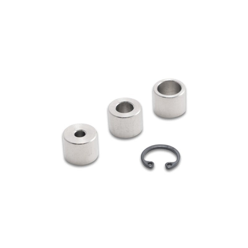 Vibrant Performance 9mm OD adapter fitting with M18 x 1.5 male threads and included C-clip.