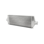 Vibrant Performance air-to-air intercooler assembly with a bar and plate core and cast aluminum end tanks.