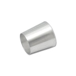 Mirror polished 6061 aluminum tube transition reducer with 3 inch and 3.5 inch outer diameters