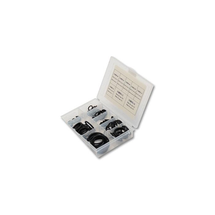 Vibrant Performance AN thread O-ring assortment box set featuring sizes -3, -4, -5, -6, -8, -10, -12, and -16.