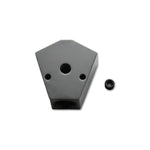 Vibrant Performance billet 6061 aluminum Y-block fitting with 1/2 inch NPT and 3/8 inch NPT ports.