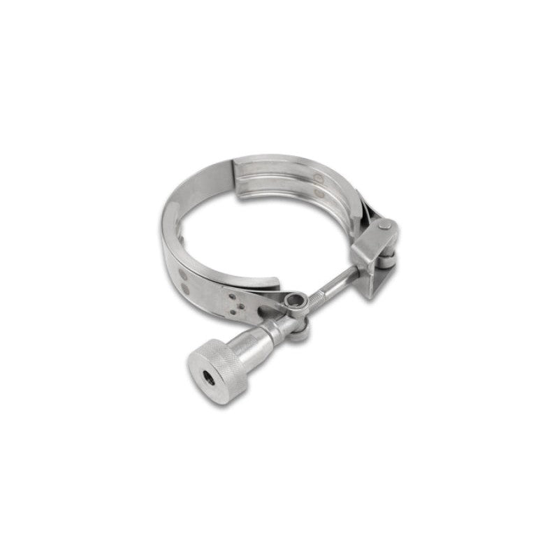 Vibrant Performance stainless steel quick-release alignment tool for 3.50 inch OD HD weld ferrules.