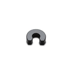Pair of black Delrin exhaust hanger rod retention clips for 1/2 inch diameter rods