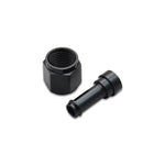 Black anodized 6061 aluminum -6AN female to 5/16 inch hose barb adapter fitting MPN 11215