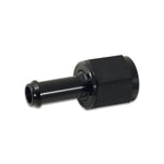 Black anodized 6061 aluminum -3 AN female flare to 0.25 inch hose barb straight adapter fitting