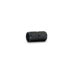 Black anodized 6061 aluminum straight coupler union adapter, female -10 AN to female -12 AN