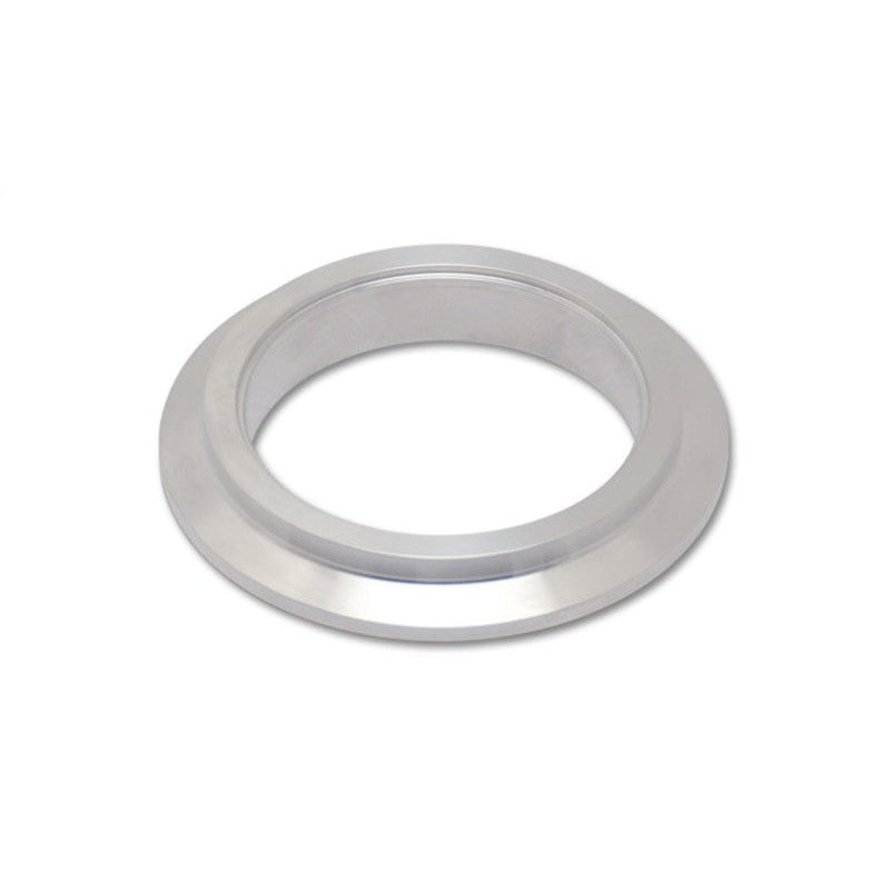 Vibrant Performance 14942 CNC-machined aluminum compressor outlet flange for Garrett large-frame turbochargers.