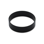 Black hard anodized 6061 aluminum HD clamp union sleeve for 2 inch outer diameter tubing
