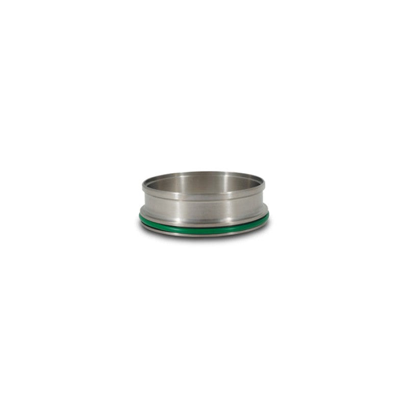Vibrant Performance CP2 grade titanium weld ferrules for 3.00 inch OD tubing and HD clamp assembly.