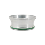 Aluminum HD Clamp transition weld ferrule with O-ring for 4 inch to 3.5 inch tubing diameters