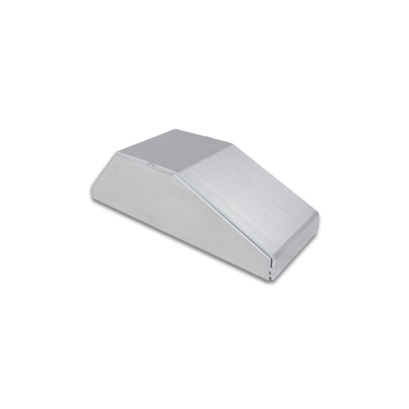 Vibrant Performance 5052 aluminum 3-piece intercooler end tank for horizontal cores, 11.8x4.5x3.5 inches.