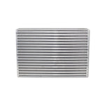 Vibrant Performance 12834 horizontal flow bar and plate intercooler core measuring 17.75 x 11.8 x 4.5 inches