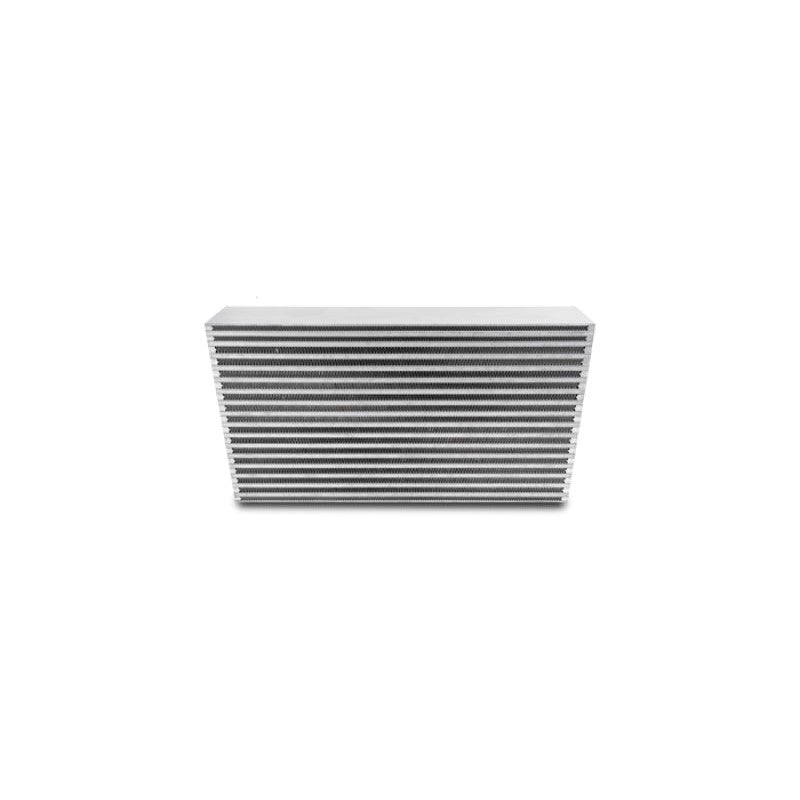 Vibrant Performance bar and plate intercooler core, 20x11x3.5 horizontal flow design with louvered cooling fins.