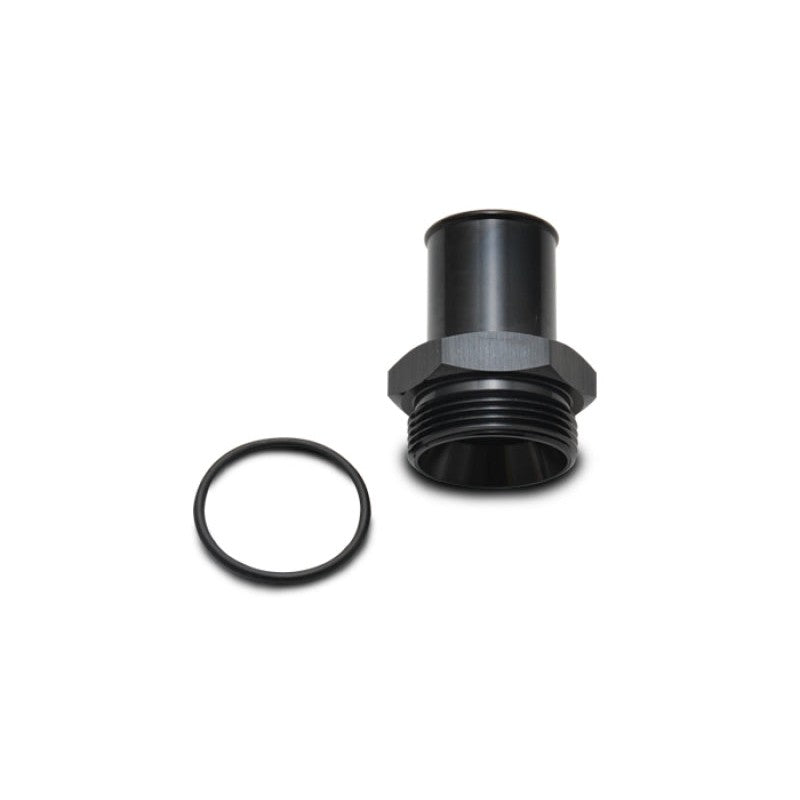 Vibrant Performance 17010 black anodized 6061 aluminum male -12 ORB to 0.50 inch single hose barb adapter