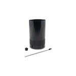 Vibrant Performance Gen3 Medium 1.5L aluminum catch can reservoir with threaded bottom and dipstick