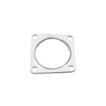 High-temperature metal gasket for K03 and K04 turbocharger discharge flanges, matching Vibrant flange 14440.