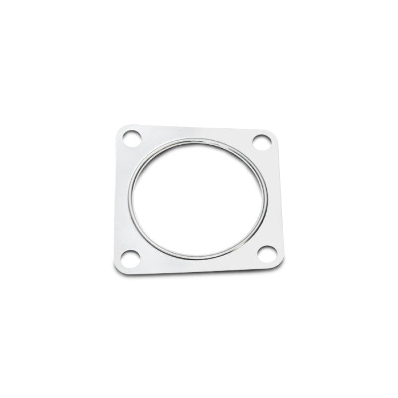 High-temperature metal gasket for K03 and K04 turbocharger discharge flanges, matching Vibrant flange 14440.