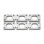 A pair of 1/2 inch thick mild steel exhaust manifold flanges for BMW E36 and E46 engines