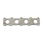 1/2-inch thick mild steel exhaust manifold flange for Hyundai Theta 2.0L and 2.0T engines.