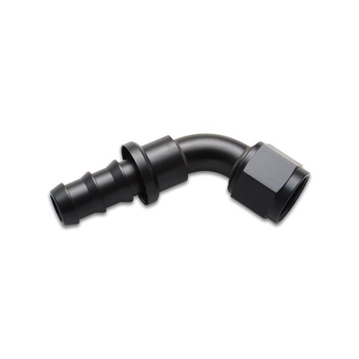 Vibrant Performance 6061 aluminum 60-degree push-on hose end fitting in size -4AN